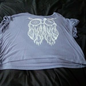 Owl cropped top